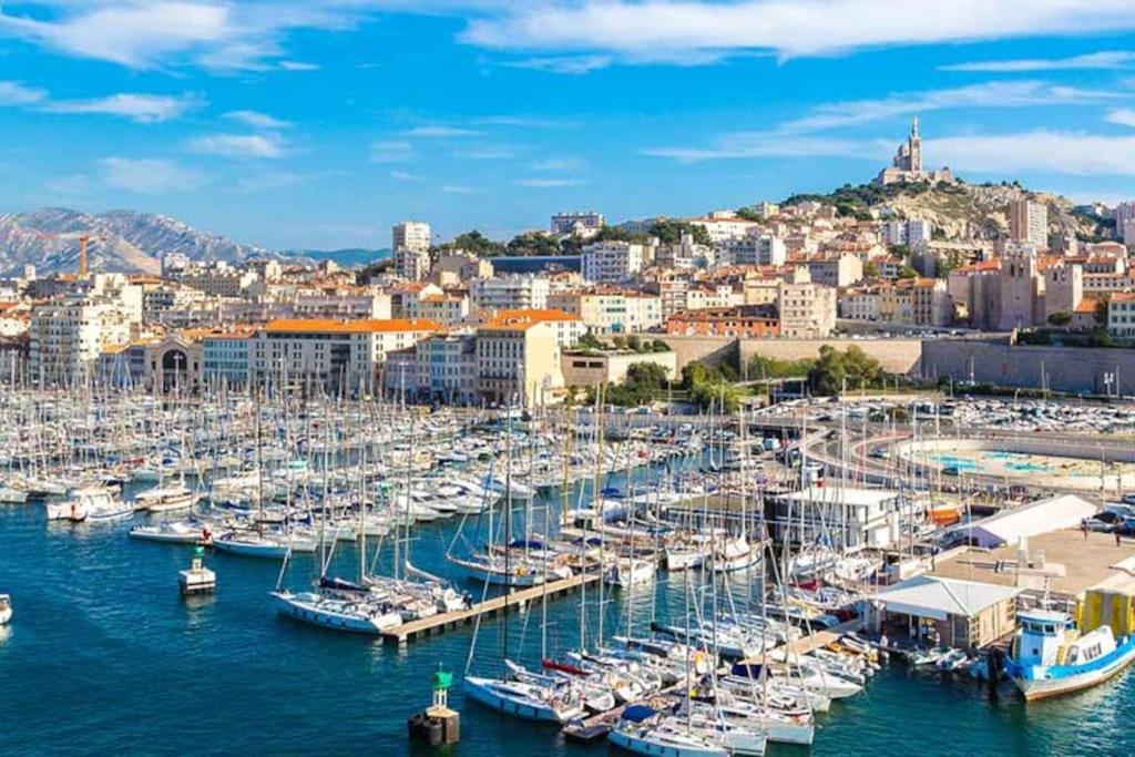 T2 47M2 Avec Terrasse - Proche Gare Marseille Appartement Buitenkant foto